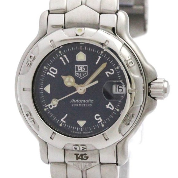 TAG HEUER 6000 Chronometer Steel Automatic Ladies Watch WH2313 Polished - Picture 1 of 8